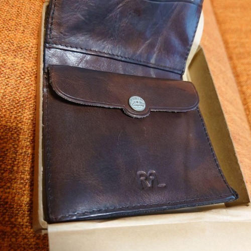 RRL RALPH LAUREN CONCHO LEATHER WALLET MEN BROWN MATERIAL LEATHER SIZE 1 USED - Picture 4 of 7