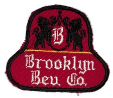 Brooklyn Beverage Co. Embroidered Soda Patch c1940's-1950's VGC Scarce