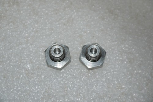 AERONAUTICAL AN814-4J MACHINE BLEEDER PLUG STAINLESS 7/16-20 THREAD NEW ...