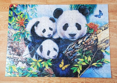 Master Pieces Glow In The Dark Hidden Image 500 Piece Jigsaw Puzzle Bamboo Haven