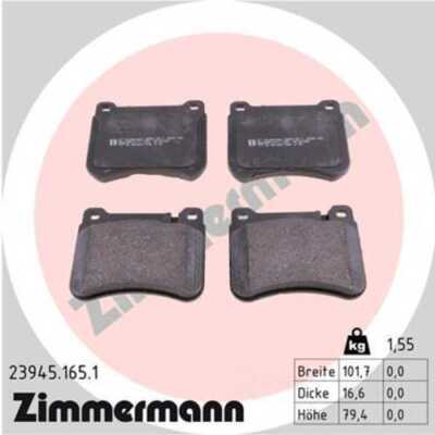 LORDCO - ZIMMERMAN 239451651 Disc Brake Pad Set
