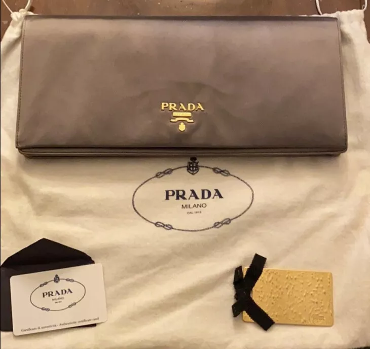 prada clutch bag