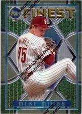 1995 Finest #232 Mike Mimbs RC Philadelphia Phillies