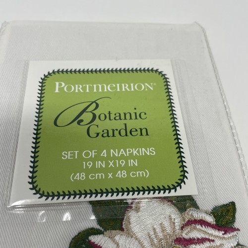 Portmeirion Botanic Garden Napkins Floral Pansy, Magnolia, Iris, Narcissus - Picture 7 of 10