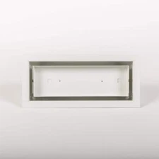 Framed OG Floor Vent Luxe 3 in. W. x 10 in. - White