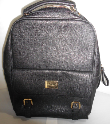 Genuine pebbled leather backpack Women main image 3