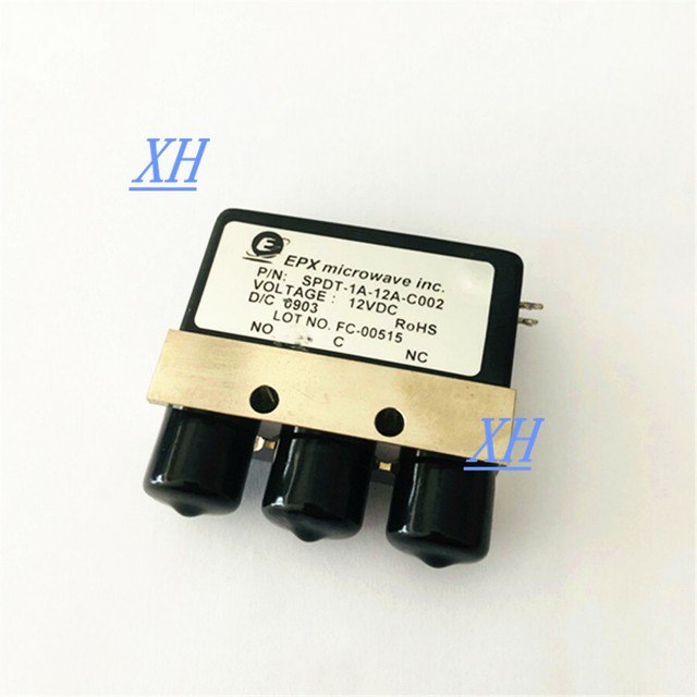 Epx Spdt 1a 12a C002 Rf Microwave Coaxial Switch 0 5db 60db 12 4ghz 12v 80w For Sale Online Ebay