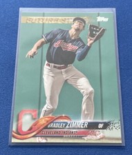 2018 Topps Series 2 #374 Bradley Zimmer Cleveland Indians