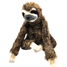 Sloth 16  Plush Hook Loop Hands Hanging AQ18075 Rainforest Melissa  Doug