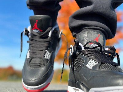 Air Jordan 4 Retro Bred Reimagined SNKRS Shock Drop Confirmed | eBay