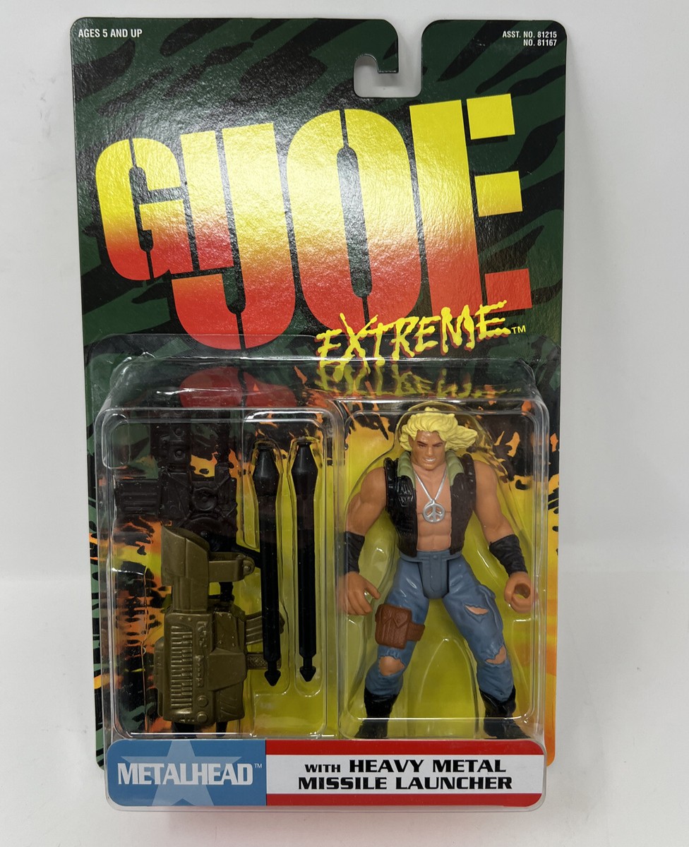 GI Joe Extreme Metalhead w/ Heavy Metal Missile Launcher