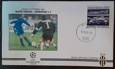 ITALIA 1996 FOLDER BOLAFFI UFFICIALE  RAPID VIENNA-JUVENTUS 1-1 CHAMPIONS LEAGUE