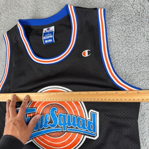 Vintage Champion Basketball Trikot Tune Squad Small Bugs 1 schwarz NBA Space Jam - Bild 3 von 8