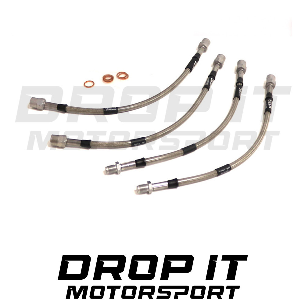 Nissan Skyline GTR R32/33/34 89 02 Tubi freno in treccia