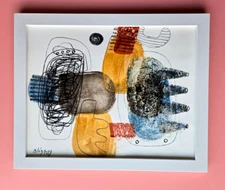 Michel Blazquez Original 11x14" – Mixed Media Cuban-American Artist Hand Signed