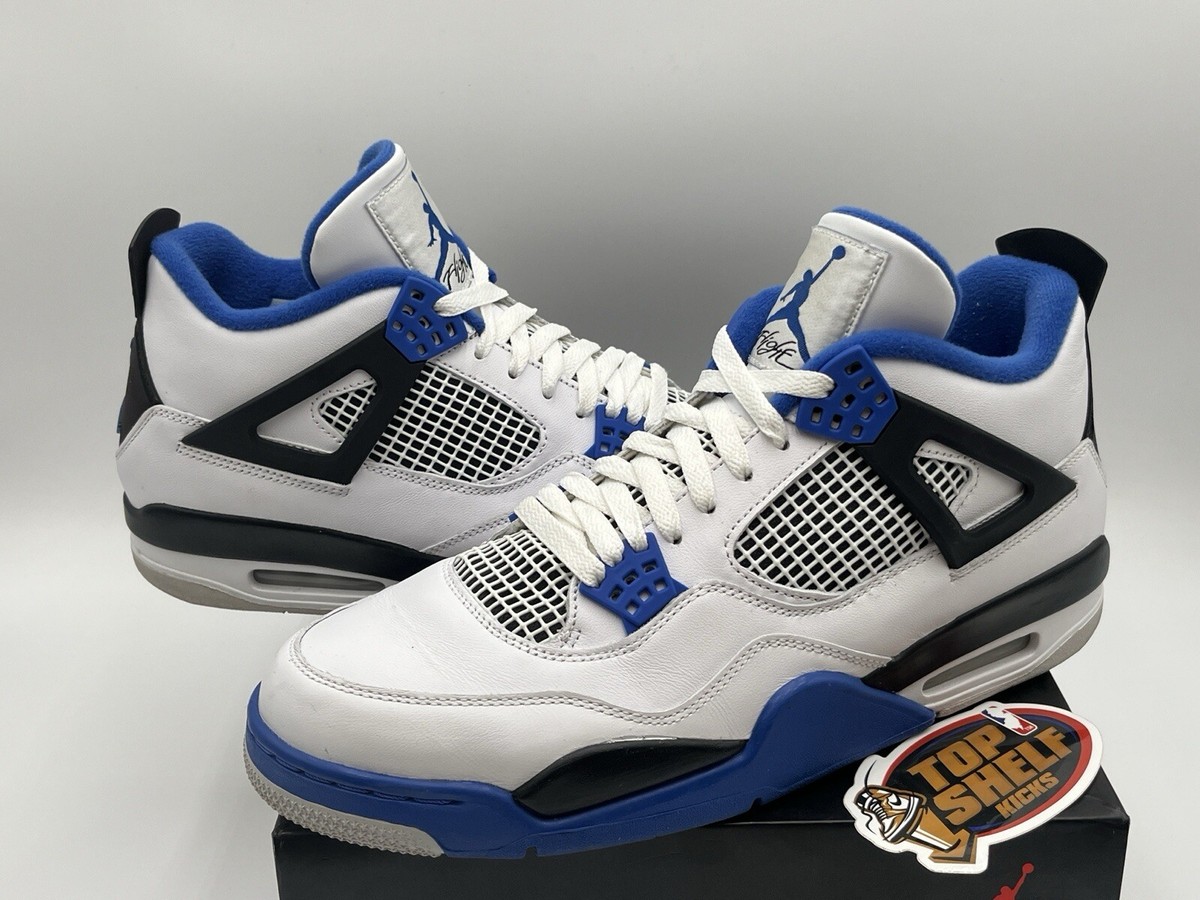 靴 Air Jordan 4 Retro MOTORSPORTS 2017 Jordan 4 Retro Motorsports (2017) Men's Sneakers WHITE