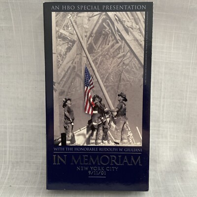 ''In Memoriam'' New York City 9/11/01 VHS Video Tape HBO Special 911 Terror Attack
