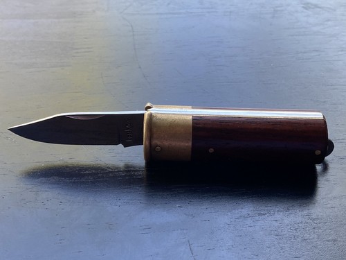 RARE Kershaw 12 GA Shotgun Shell Pocket Knife W/ Gut Hook - Picture 9 of 9