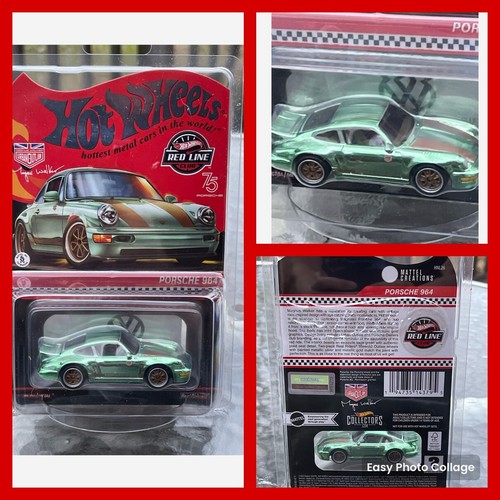 Hot Wheels RLC 2023 - Porsche 964 Magnus Walker Urban Outlaw, Verde, Scala 1:64, Limited Edition