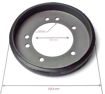Reibrad Schneefräsen John Deere, Murray, Ariens, Stiga Snapper AS-Moto 1-0765   
