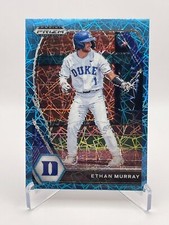 2021 Panini Prizm Draft Picks Ethan Murray Blue Mojo   #PDP147 Duke Blue Devils