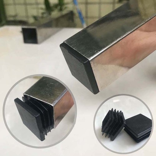 Tapas de extremo de plástico cuadradas y rectangulares tapones para cortar insertos de tubo varios tamaños - Imagen 5 de 14