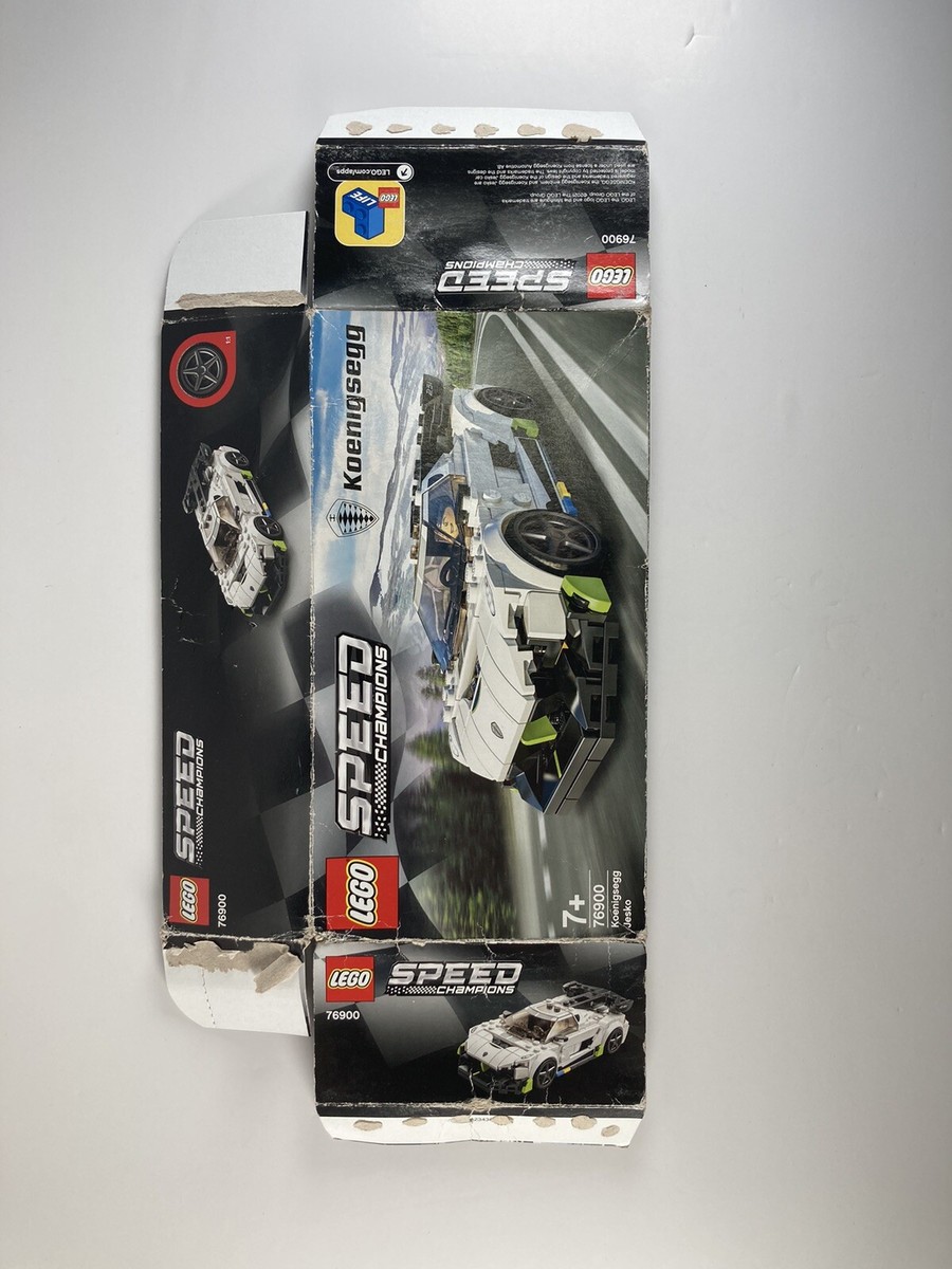 Lego Speed Champions 76900 Koenigsegg Jesko Incomplete with Box