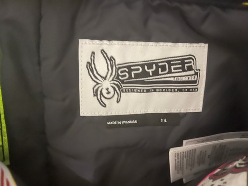 NWT Spyder Girls Olympia Ski Snowboarding Snow Pants - Size 14 - Taxi - SOLD OUT - Picture 16 of 18