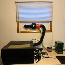 Xtool D1/ D1 Pro / F1  to Vivosun - Dual Port Adapter for Exhaust