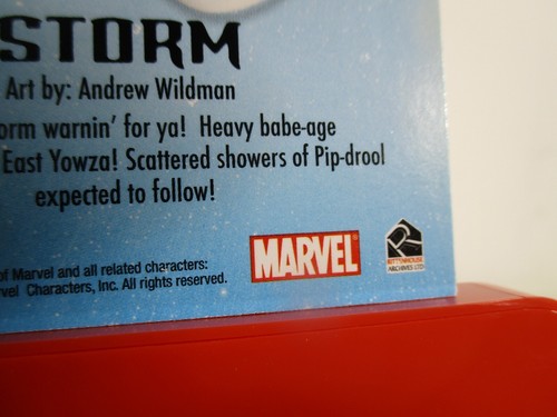 2008 WOMEN OF MARVEL SWIMSUIT EMBOSSED CHASE CARD RITTENHOUSE STORM S-17 - Picture 11 of 11