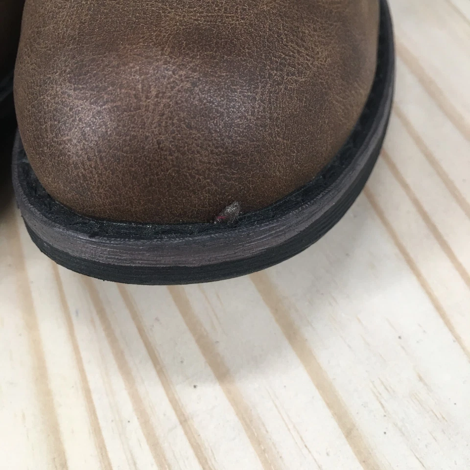 Botas Luk-Ees by Muk Luks para mujer 9 crumpeta marrón nieve imitación cuero tobillo Foto 3 de 4