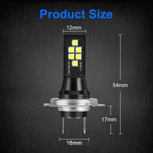 6000K H7 LED Lights Headlight Lamp Bulbs High Low Beam Car Accessories UK - Picture 20 of 24