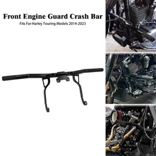 Front Engine Guard Highway Crash Bar For Harley 14-23 Touring Road Electra Gilde