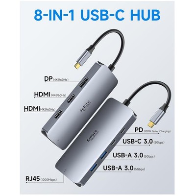 USB C Docking Station for Triple 4K Display