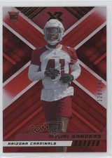 2022 Panini XR Rookies Red 128/249 Myjai Sanders #186 0c4