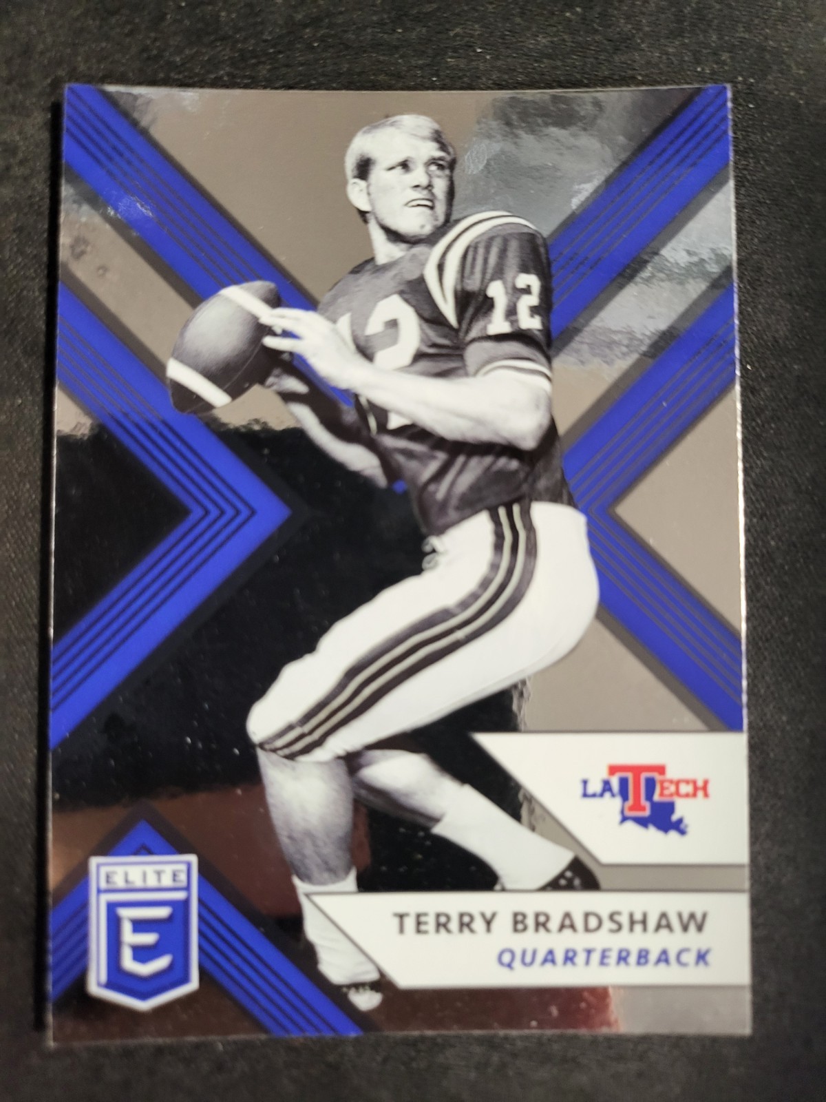 2018 Elite Draft Terry Bradshaw Card #91 Steelers HOF