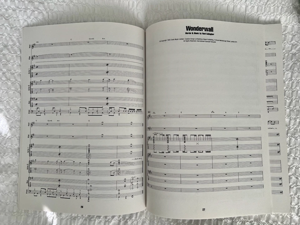 Oasis What’s the Story Morning Glory Rock Score - Image 4 of 4