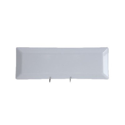 Thunder Group 29115WT Classic White Series 15'' x 5'' Plate