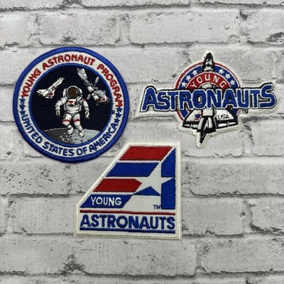 LOT (3) NASA Patchs YOUNG ASTRONAUT PROGRAM United States Of America