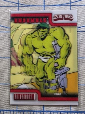 Upper Deck Allegiance Marvel Secret Wars - Hulk E-34 - Ensemble - Card