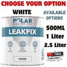 Polar White Roof Sealant Waterproof Paint Leak Repair Coating Flat Roof 1L-2.5L