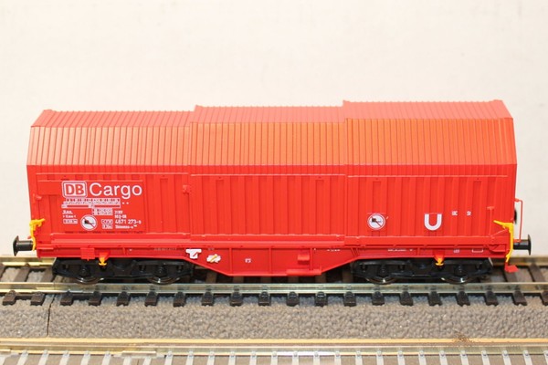 Brawa 51009 - Spur H0 - Teleskophaubenwagen Shimmns - Db-Cargo Ep. Vi-image