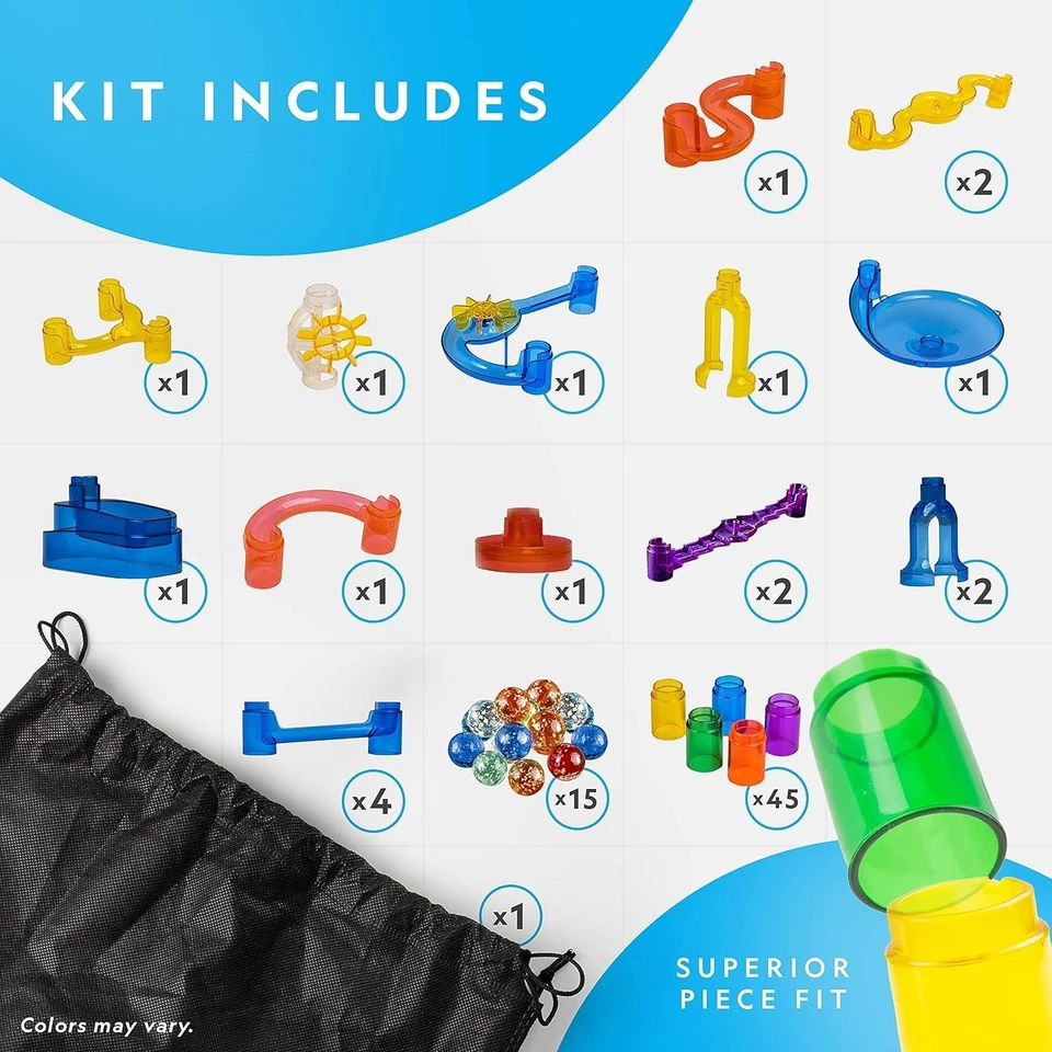 NATIONAL GEOGRAPHIC Juego de construcción y bolsa de almacenamiento de mármol brillante - Para niños Foto 4 de 4