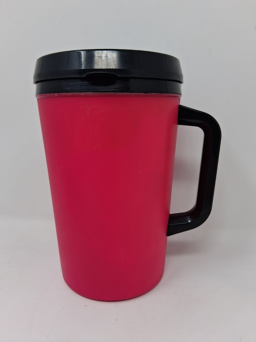 Vintage Aladdin 32oz Pink Black Travel Mug Cup Insulated Coffee Tumbler  w/Lid | eBay