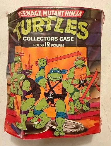 TMNT Vintage Lot- Weapons - Figures- Accessories - A 9 Action Figures & Case