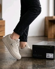 Karl Kani Damen/Herren Sneaker Gr. 43,5 - 44 Beige Neu