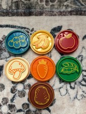 VTech Chomp and Count Dino Replacement Coins lot of 7 plus 2 Doors