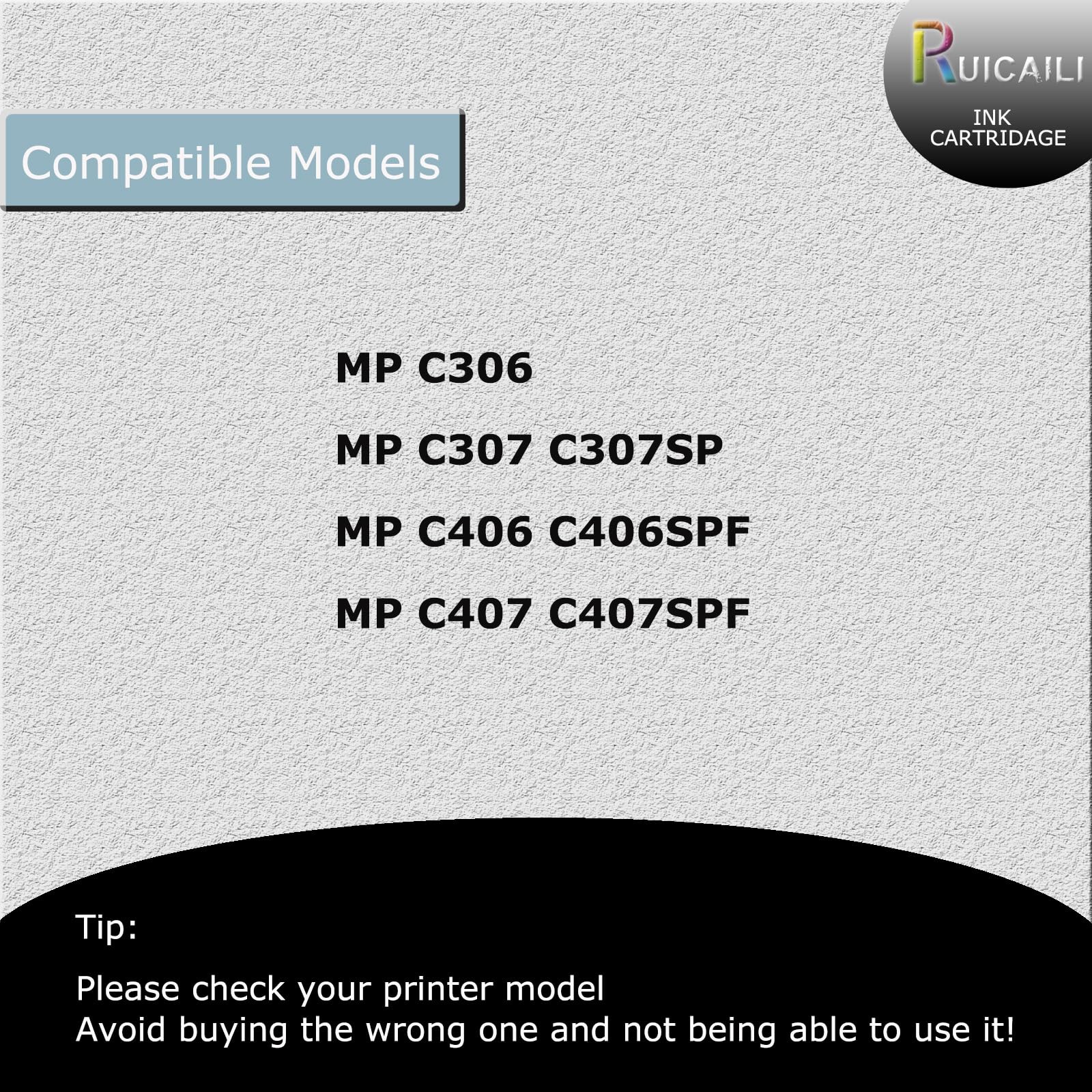 Cartouche toner MP C406 haute capacite texte net