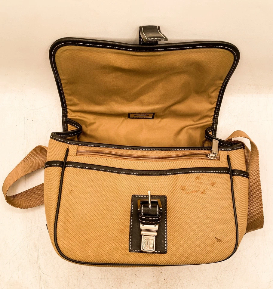 Bolso para cámara Hartmann Luggage Hudson Collection Calvary Twill - cuero negro Foto 3 de 4