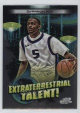 2023-24 Topps Cosmic Chrome Extraterrestrial Talent De'Aaron Fox #ET-12 11pj